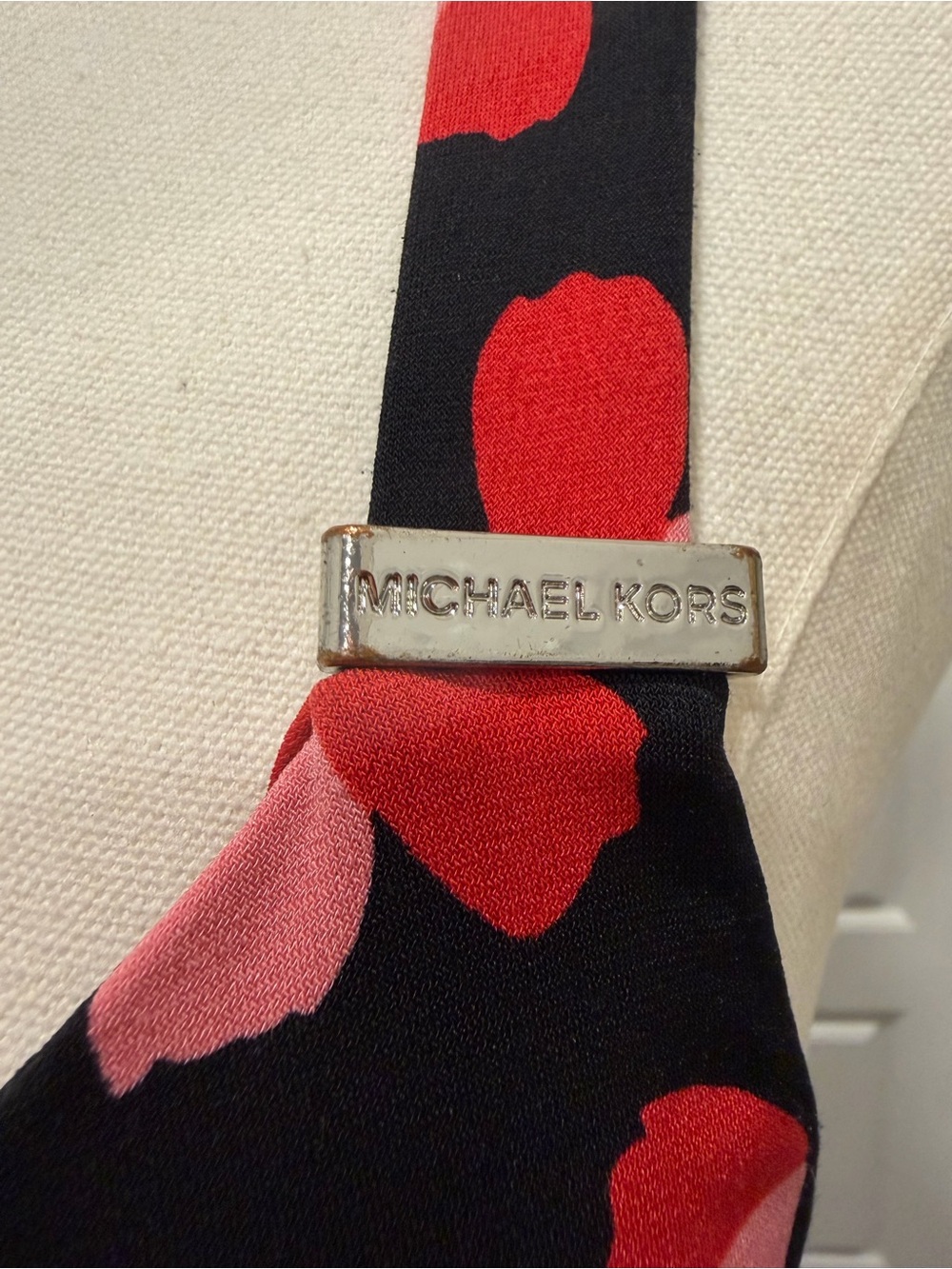 Michael’s Kors Women's Black Jumpsuit with Pink Heart Print - Picture 5 of 11